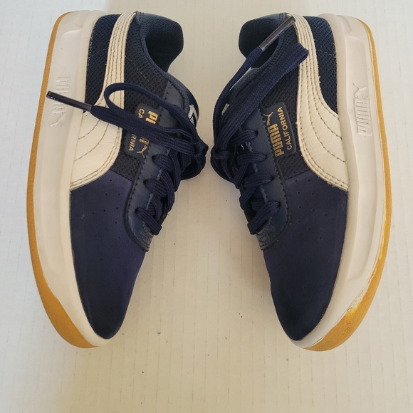 Puma California Sneaker Unisex, US 10, Navy Blue - Picture 2 of 4